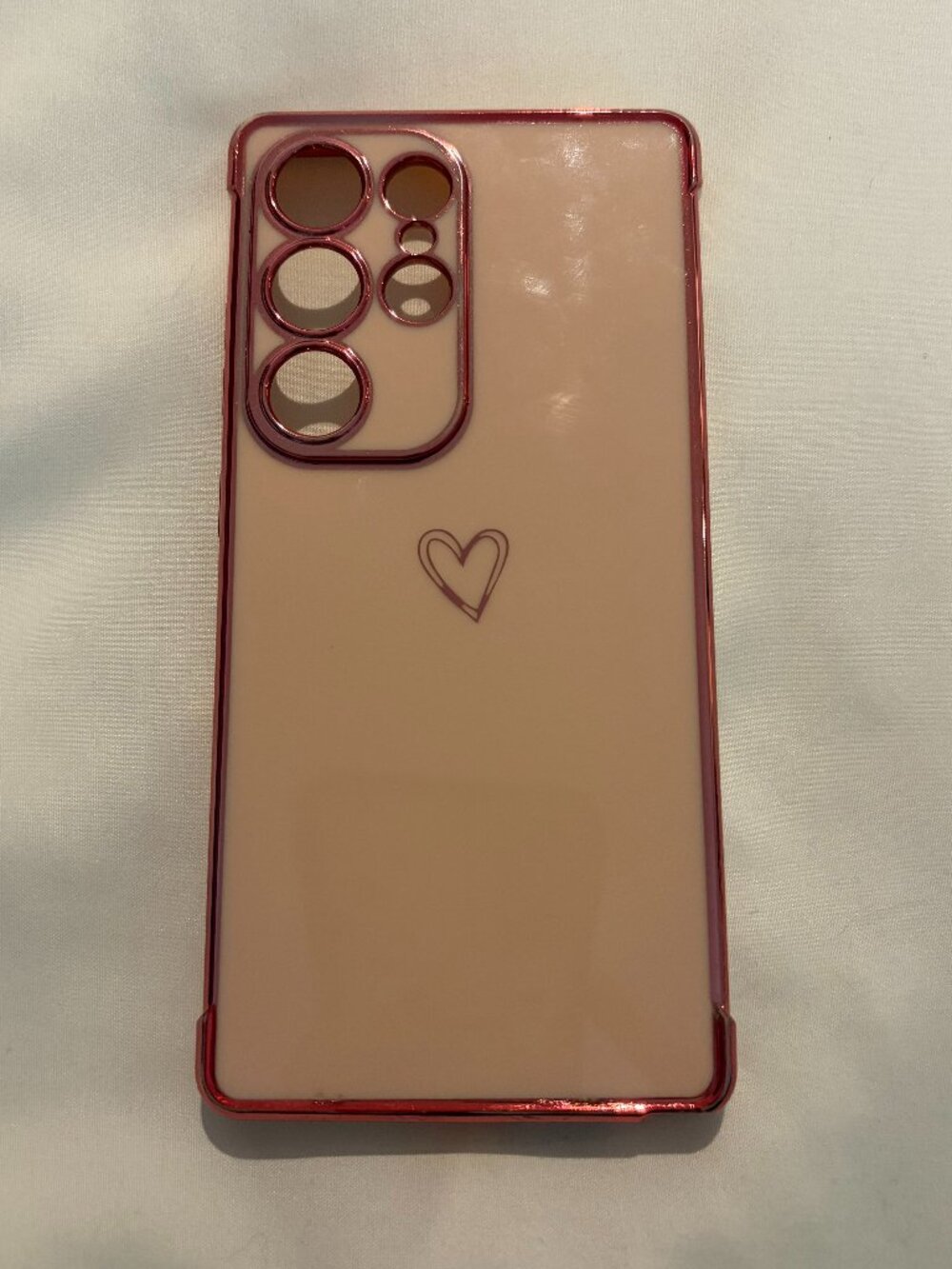 Samsung Galaxy S21 Ultra Case - Pink Heart Design